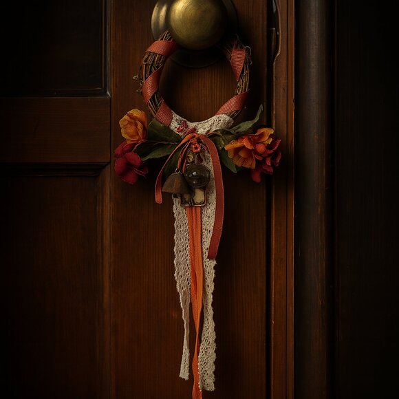 Protection Doorknob Hanger by Angie Bryan | Unique Handcrafted Spiritual Decor - Picture 1 of 5